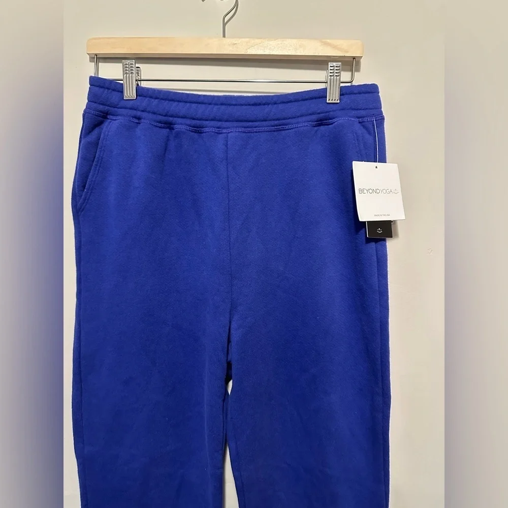 NWT Beyond Yoga WFH Fleece Sweatpant Sapphire Blue Size S - Picture 8 of 16